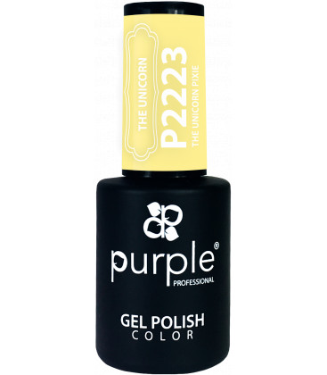 Oja Semipermanenta PURPLE Galben Pastel P2223 10 ml